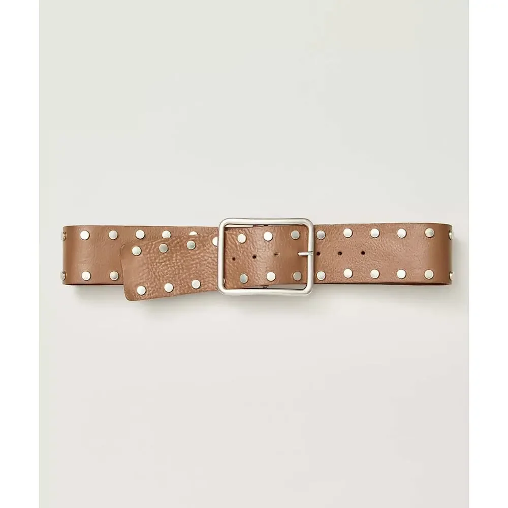 FREE PEOPLE Hex Hip Belt in Mocha Mousse Size S/M NEW